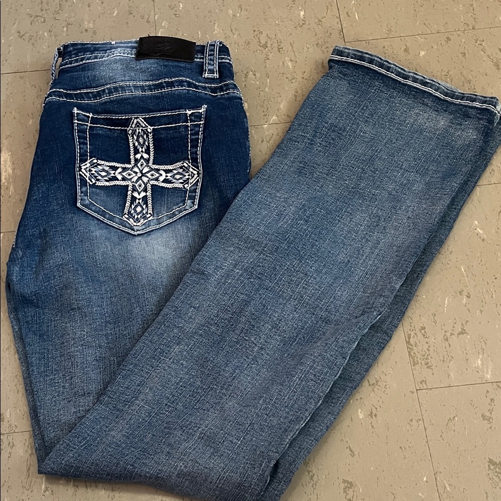 Cedar Rose Stylish Blue Denim Jeans
